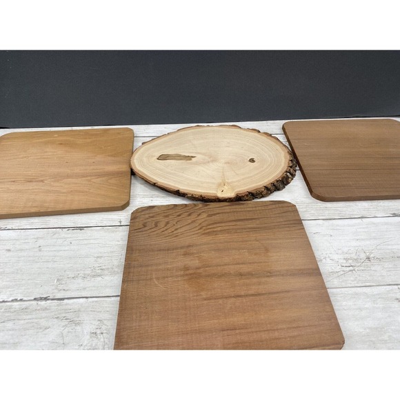 Lot of 4 Smoking or Grilling Planks Grilling Salmon Fish Meat and Veggies - Picture 3 of 9